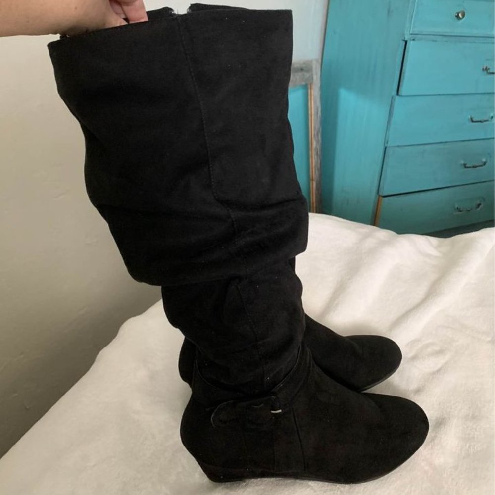 Wide Calf Knee High Boots